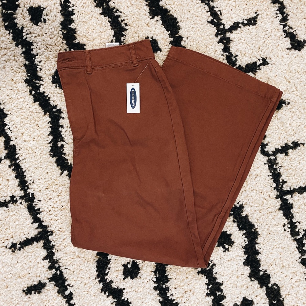 NWT Old Navy Sedona High-Waisted Wide-Leg Chinos